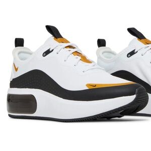 Size 6.5 - Nike Air Max Dia White Black Gold Wmns